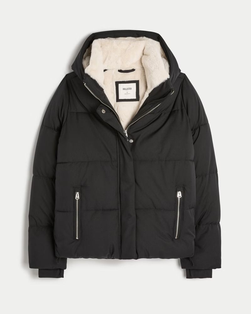 Hollister Navy Blue Puffer