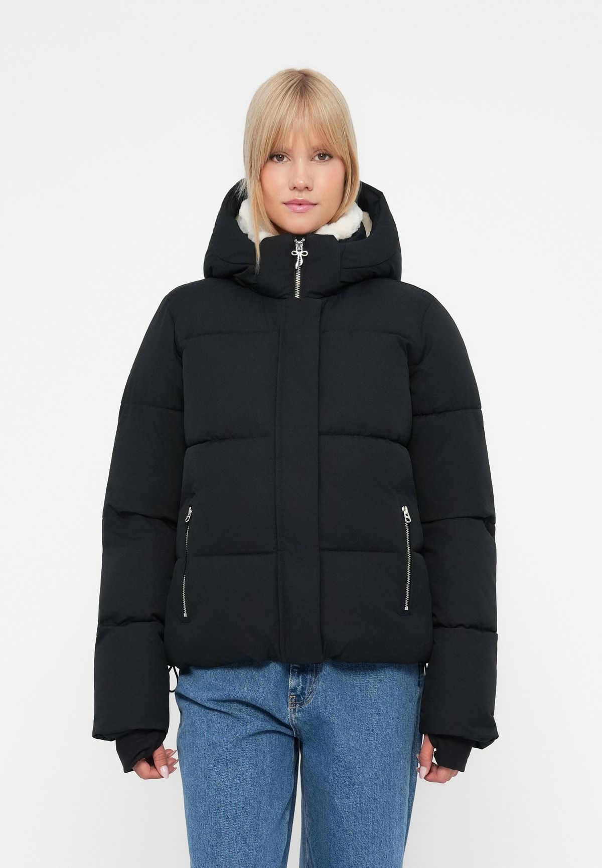 Hollister Navy Blue Puffer