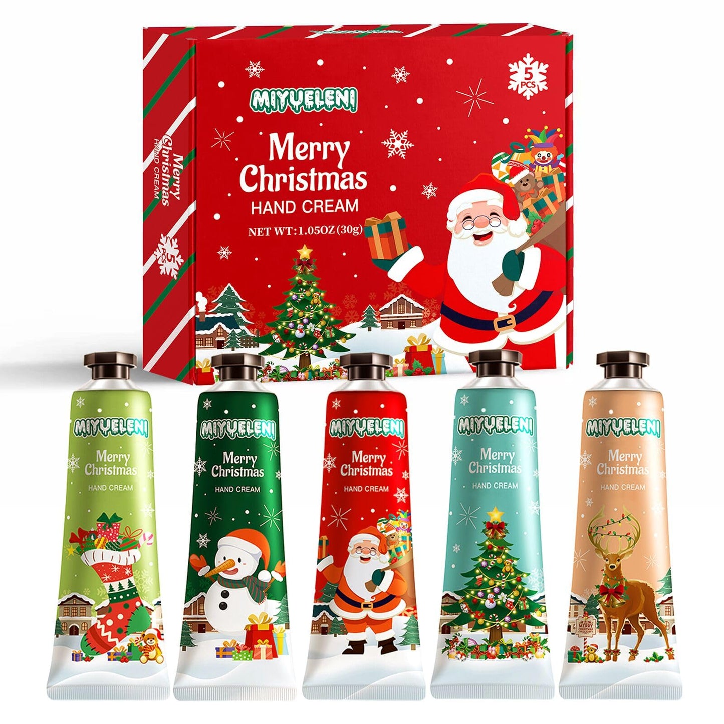 20 Pack Christmas Hand Lotion Gifts Set，Moisturizing Hand Cream for Women, Mini Travel Size Holiday Gifts, Stocking Stuffers & Bulk Gifts for Christmas Appreciation 30ml