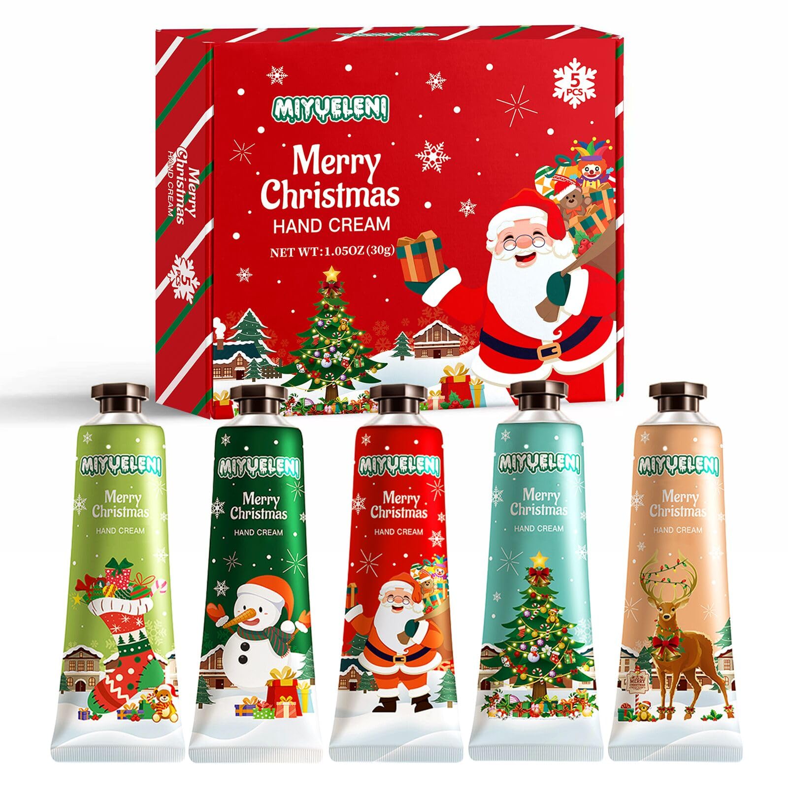 20 Pack Christmas Hand Lotion Gifts Set，Moisturizing Hand Cream for Women, Mini Travel Size Holiday Gifts, Stocking Stuffers & Bulk Gifts for Christmas Appreciation 30ml
