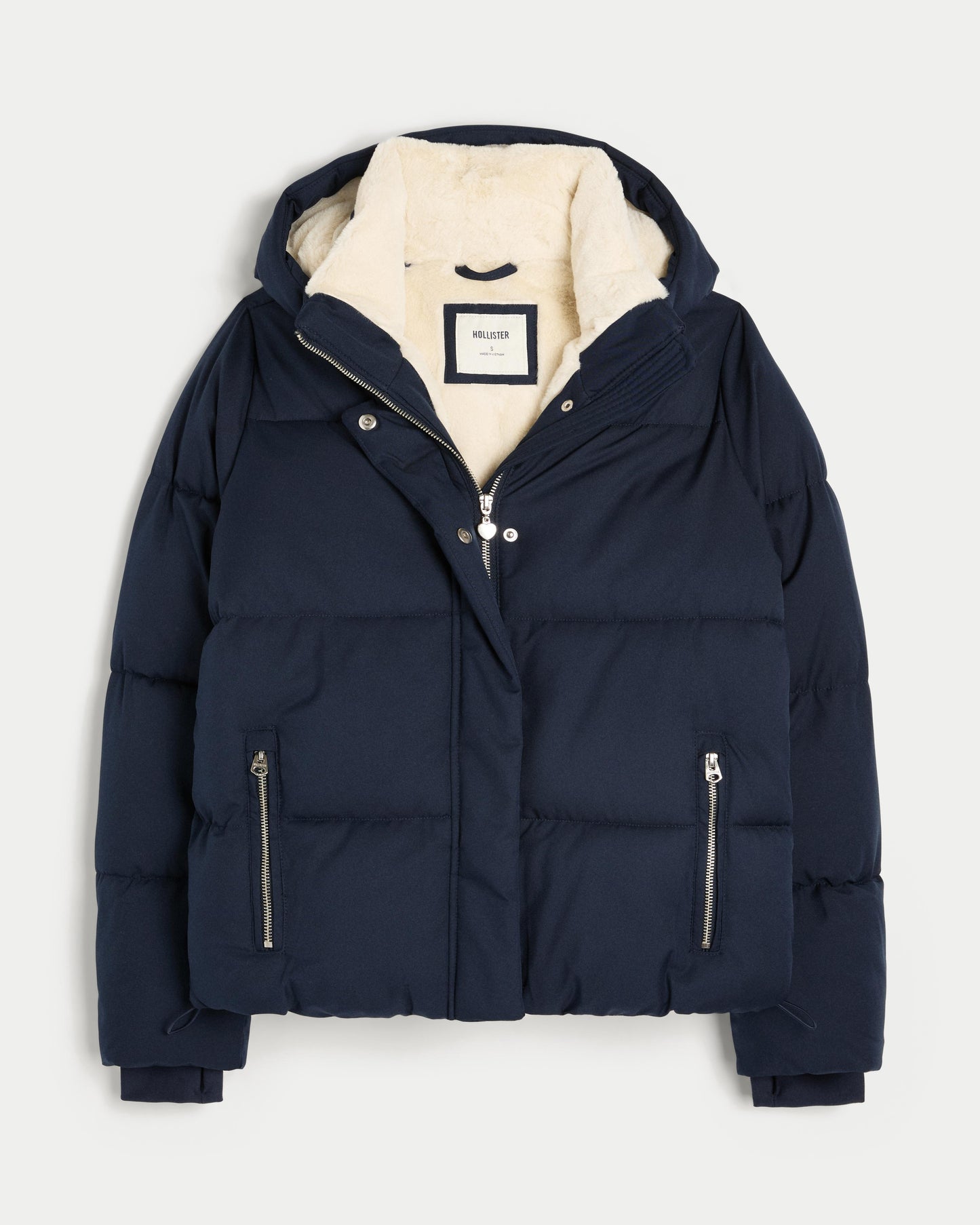 Hollister Navy Blue Puffer